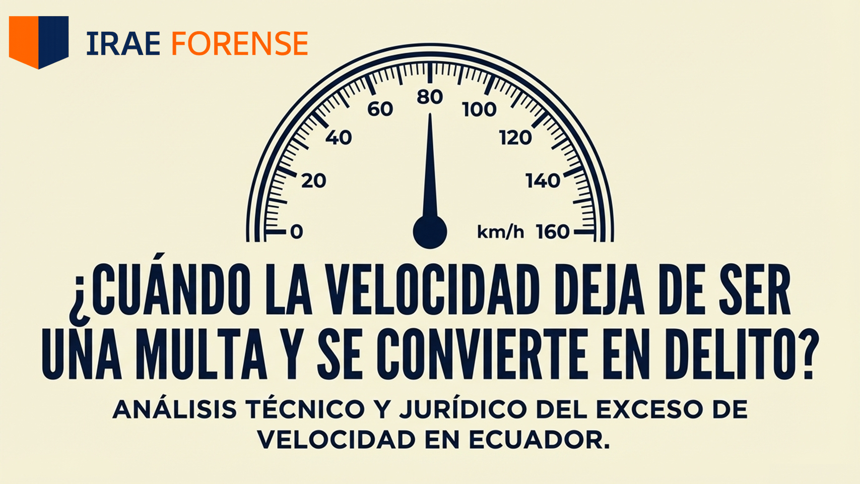 ¿Cuándo la velocidad deja de ser una multa y se convierte en delito?